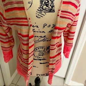 Stylish colorful lightweight cardigan